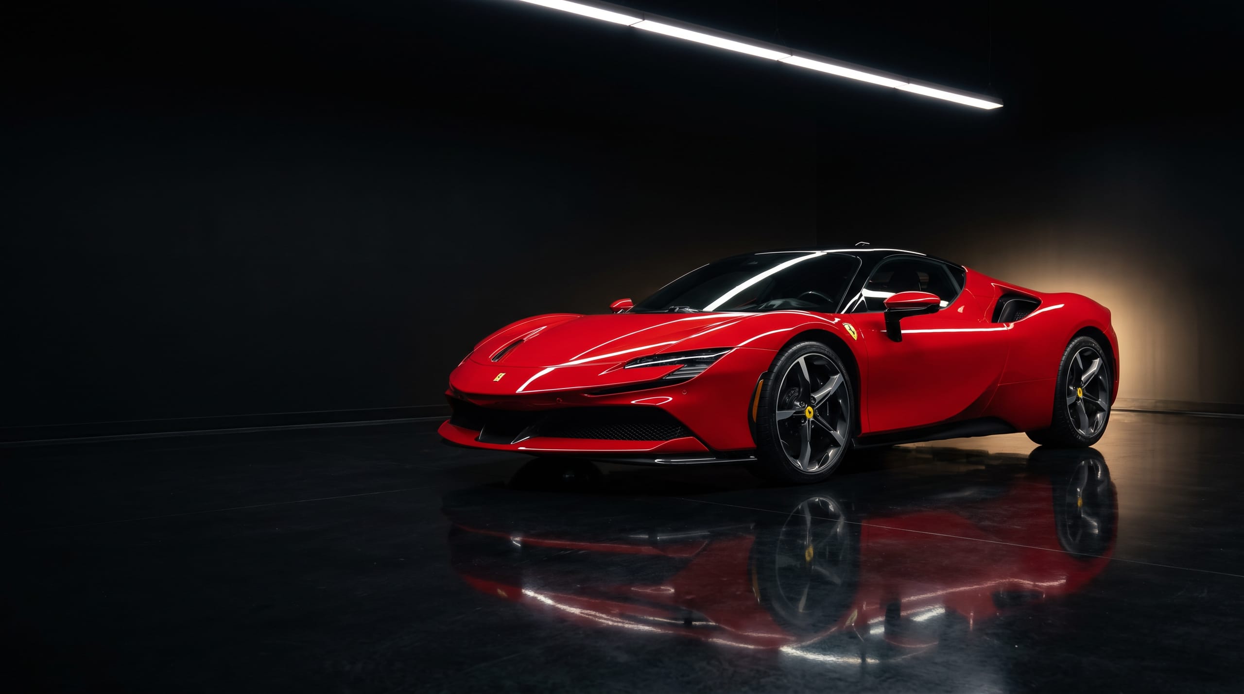 Rode Ferrari SF90 Stradale in de studio van GT Exclusive in Nunspeet